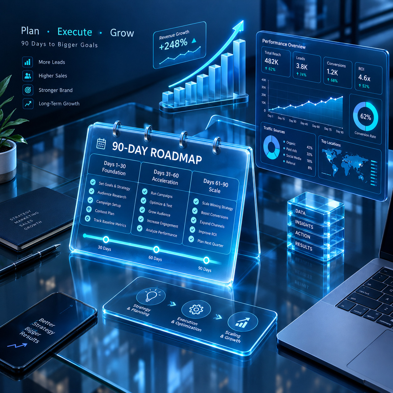 How to Create a 90-Day Digital Marketing Plan for a Small Business